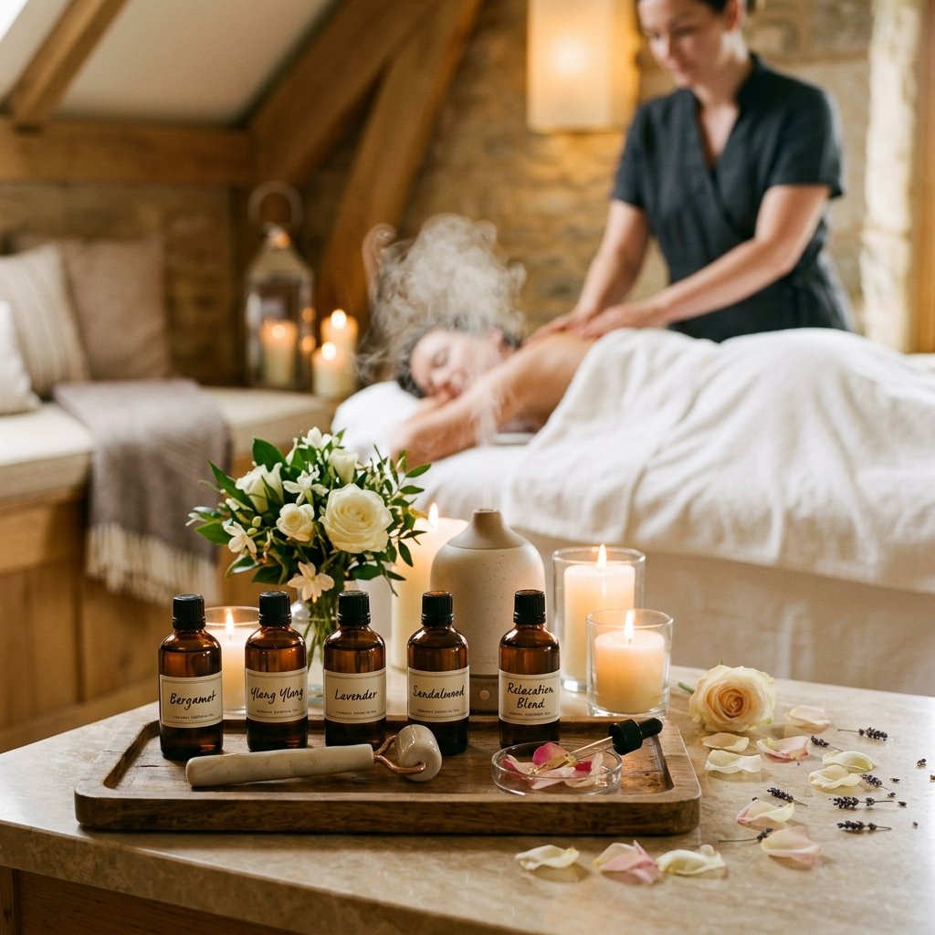 Aroma oil massage treatment