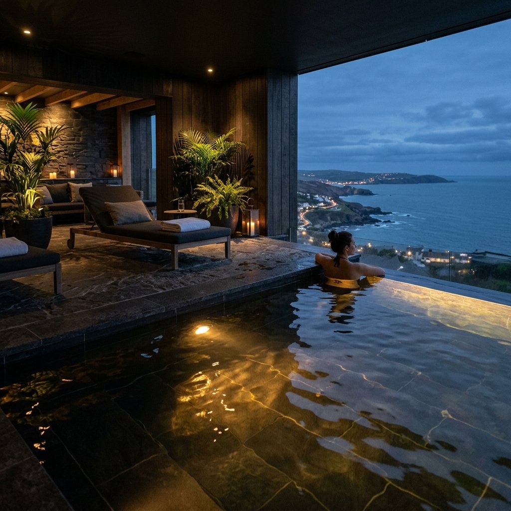 Spa oils and wellness details