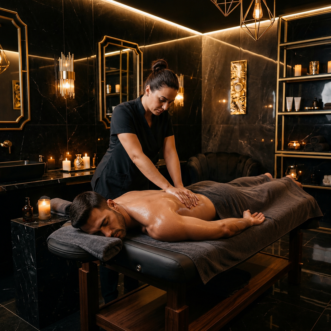 Deep tissue massage treatment